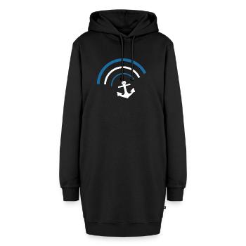 Anker Norddeutschland Seemann Matrose Kapitän - Hoodie-Kleid - Schwarz - Vorne