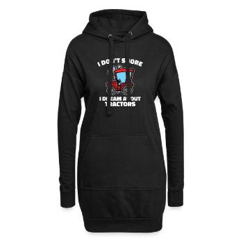 Déclaration du véhicule Biofarmer pour tracteur à moteur - Sweat-shirt à capuche long Femme - noir - Devant