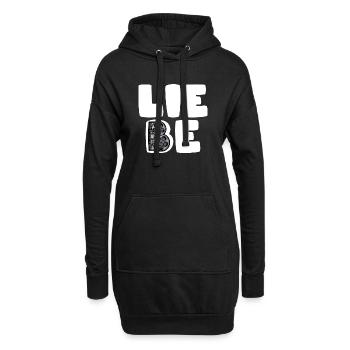 Filme Movies Spruch Kinoabend Filmabend Serien - Hoodie-Kleid - Schwarz - Vorne