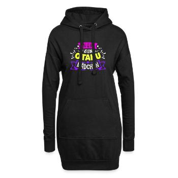 Herz Anime Mädchen Statement Otaku Manga Japan - Hoodie-Kleid - Schwarz - Vorne