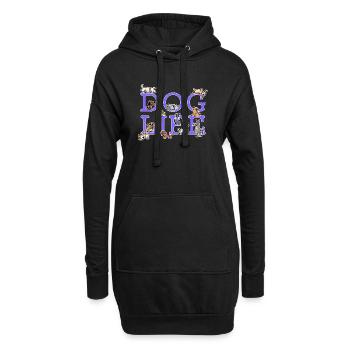 Hund Lieblingstier Welpe Haustiere Kuscheltier - Hoodie-Kleid - Schwarz - Vorne