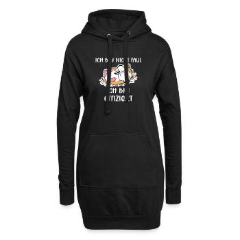 Haustiere Hamster Lieblingstier Statement Heimtier - Hoodie-Kleid - Schwarz - Vorne
