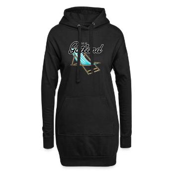 Das ist Gotland Beach Chair - Hoodie-Kleid - Schwarz - Vorne