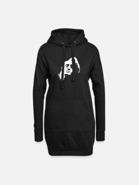 Chopin Frederic - Hoodie-Kleid - Schwarz