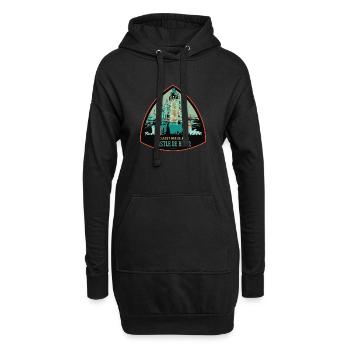 Schloss Haar: Niederländische Eleganz - Hoodie-Kleid - Schwarz - Vorne