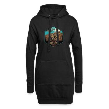 Schloss Boldt: Romantik auf der Herzinsel - Hoodie-Kleid - Schwarz - Vorne