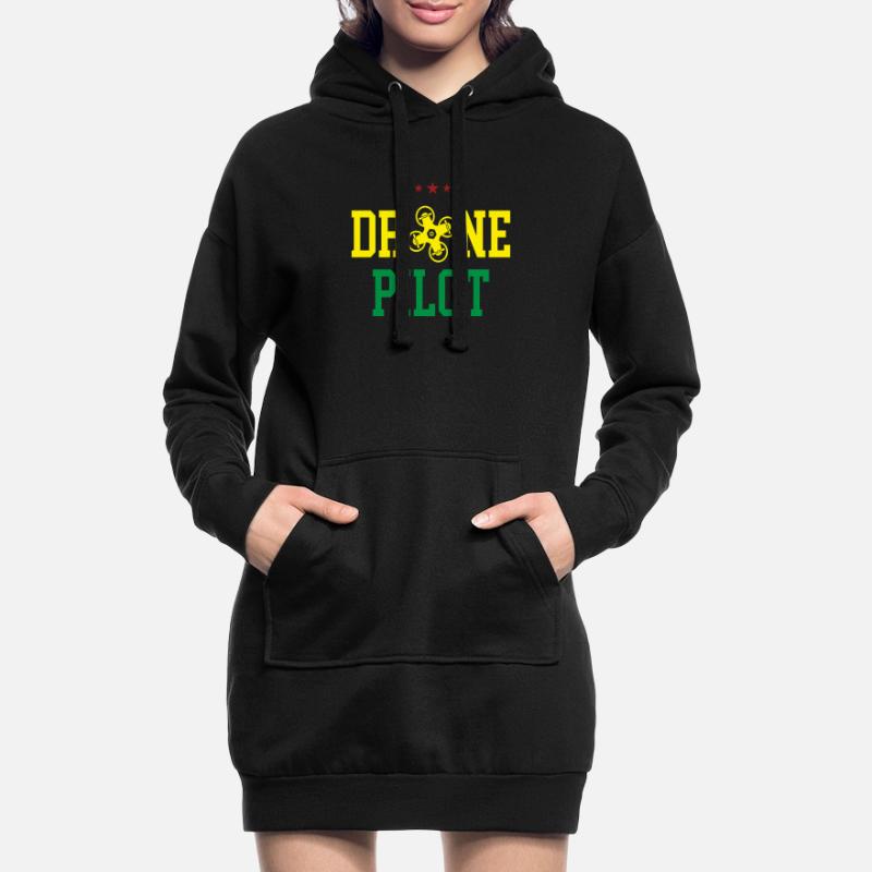Drone Pilot Hoodie Dress
