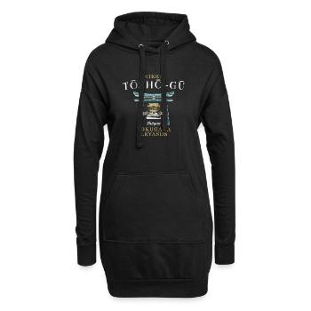 Nikko, Schrein Tosho-gu, Ehrung 1. Shogun, Japan - Hoodie-Kleid - Schwarz - Vorne