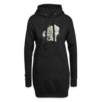 CALLAS BLANCS - Sweat-shirt à capuche long Femme - noir - Devant