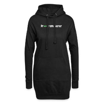 Programmeur, Geek, Script, Code, Nerd - Sweat-shirt à capuche long Femme - noir - Devant
