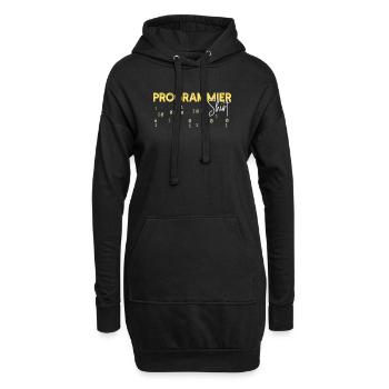 Déclaration du développeur Coden Scripting Développeur Web - Sweat-shirt à capuche long Femme - noir - Devant