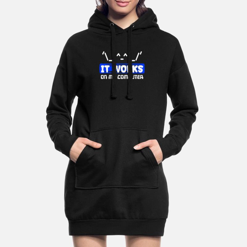 Debug Statement Bugfixing Skripting Code Developer Hoodie-Kleid