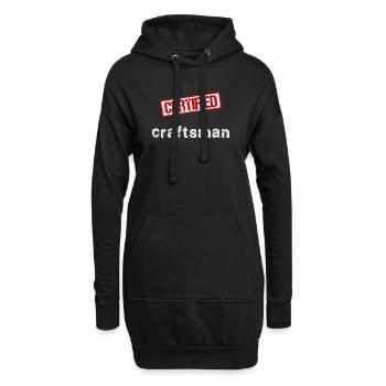 Artisan - Sweat-shirt à capuche long Femme - noir - Devant
