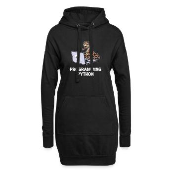 Skripting Programmierer Computer Debug Developer - Hoodie-Kleid - Schwarz - Vorne