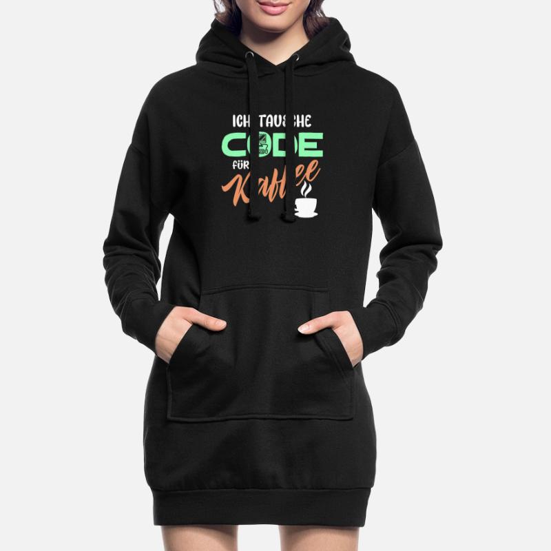 Code Developer Statement Programmierer Computer Hoodie-Kleid