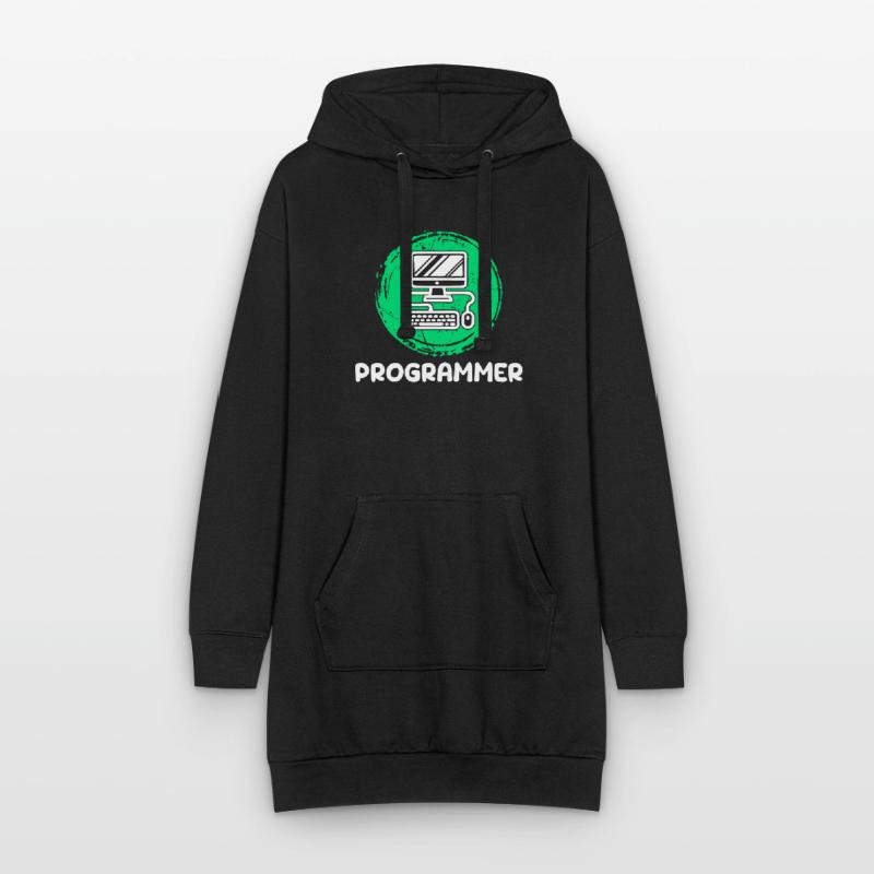 Computer Developer Programmierer Computerfreak Hoodie-Kleid