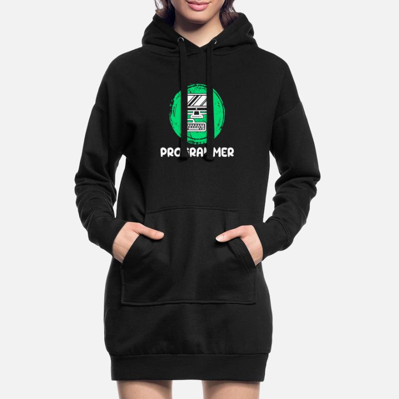 Computer Developer Programmierer Computerfreak Hoodie-Kleid