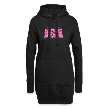 Bride to Be Highlighted Typography - Hoodie Dress - black - Front