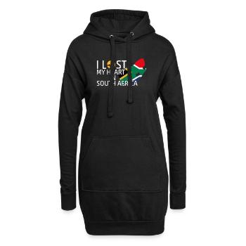 South Africa - Hoodie-Kleid - Schwarz - Vorne