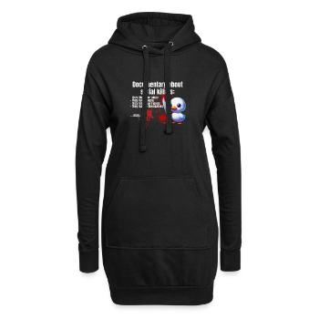 Êtes-vous un tueur en série ? - Sweat-shirt à capuche long Femme - noir - Devant