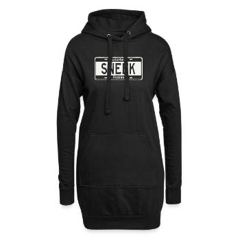 T-Shirt Sneek Hoodie Ijsselmeer Holland - Hoodie-Kleid - Schwarz - Vorne