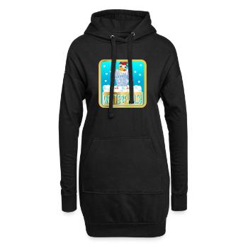 WETTERFÜHLIGKEIT - Hoodie-Kleid - Schwarz - Vorne