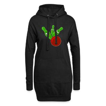 Skittles - Sweat-shirt à capuche long Femme - noir - Devant