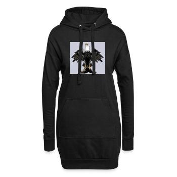 Aigle - Sweat-shirt à capuche long Femme - noir - Devant
