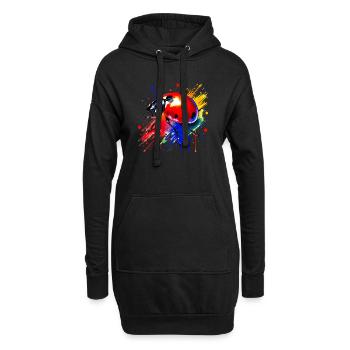 Coccinelle - Sweat-shirt à capuche long Femme - noir - Devant