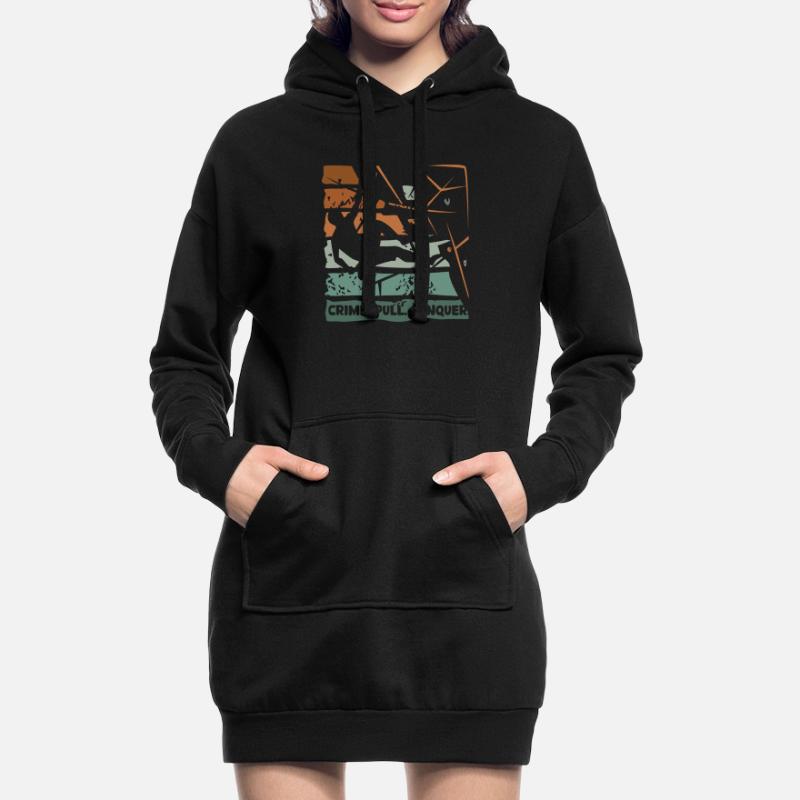 Bouldering – Crimping. Pull. Conquer. Hoodie Dress