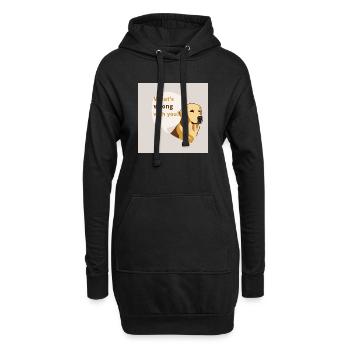 Golden Retriever - Qu’est-ce qui ne va pas chez vous - Sweat-shirt à capuche long Femme - noir - Devant