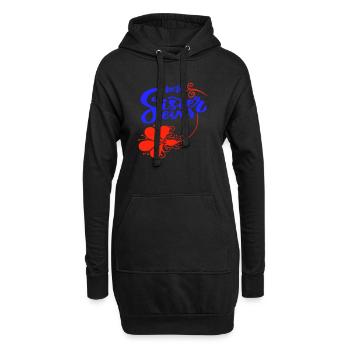 Meilleure sœur de tous les temps - Sweat-shirt à capuche long Femme - noir - Devant