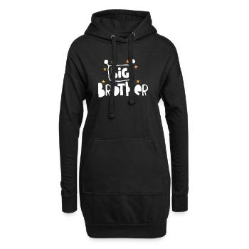 Frère aîné - Sweat-shirt à capuche long Femme - noir - Devant