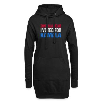 Ne me blâmez pas, j’ai voté pour Kamala I - Sweat-shirt à capuche long Femme - noir - Devant
