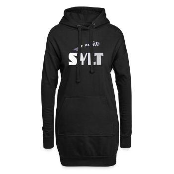 Sylt Möwe & Moin Design - Hoodie-Kleid - Schwarz - Vorne