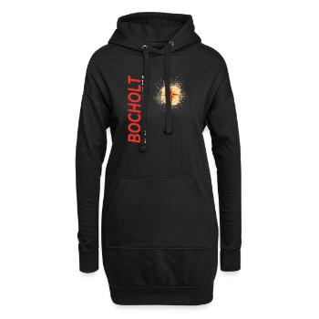 Bocholt - Hoodie-Kleid - Schwarz - Vorne