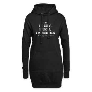 Blague booléenne - T-shirt de développement drôle - Sweat-shirt à capuche long Femme - noir - Devant