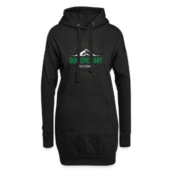 Run Epic Shit - Trail Running - Sweat-shirt à capuche long Femme - noir - Devant