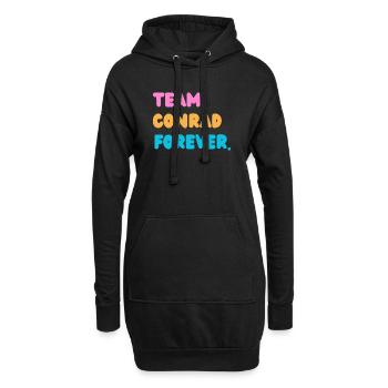 Team Été Pour Toujours - Sweat-shirt à capuche long Femme - noir - Devant