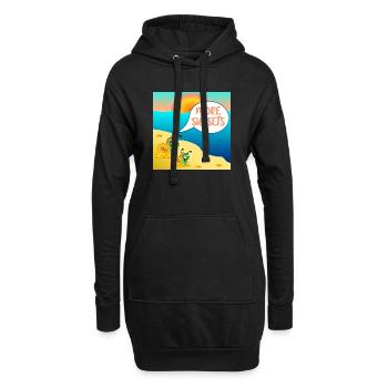 SOMMER SCHNECKE SONNENUNTERGANG PAAR - Hoodie-Kleid - Schwarz - Vorne