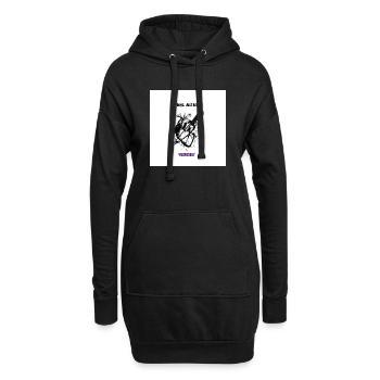 No hugs, just knives. WEDNESDAY  - Hoodie-Kleid - Schwarz - Vorne