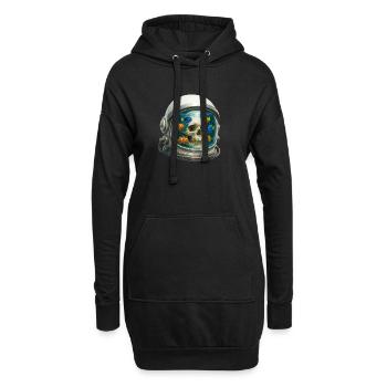 Casque d’astronaute Fish Tank Art avec des poissons - Sweat-shirt à capuche long Femme - noir - Devant