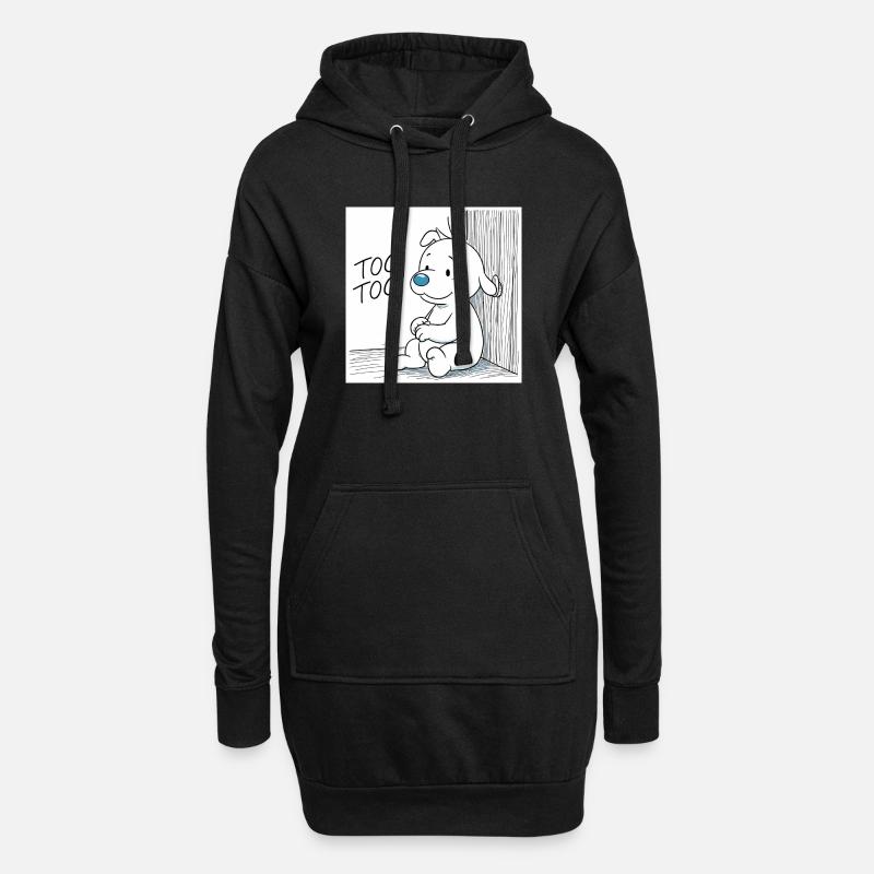  Idéfix Frappe Toc Toc Toc - Hoodie Dress - black