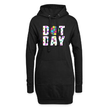 Geologe Geologin Geologie Gestein Steine Sammeln - Hoodie-Kleid - Schwarz - Vorne