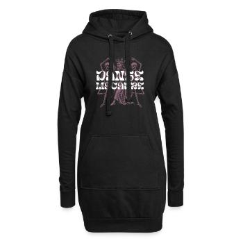 T-shirt avec motif du Roi Squelette Royal - Sweat-shirt à capuche long Femme - noir - Devant