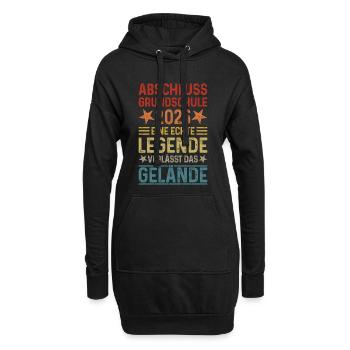 Abschluss 2026 Grundschule - Hoodie-Kleid - Schwarz - Vorne