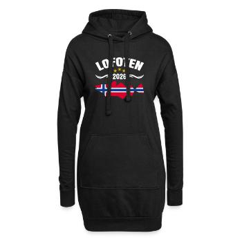 Lofoten 2026 - Hoodie-Kleid - Schwarz - Vorne