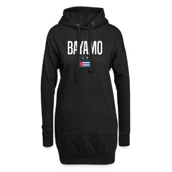 Bayamo Cuba Cubains - Sweat-shirt à capuche long Femme - noir - Devant