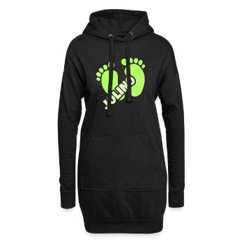 Geburt Jolino - Hoodie-Kleid - Schwarz - Vorne