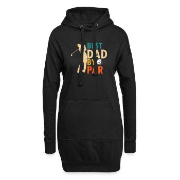 Best Dad By Par Funny Golf Saying - Hoodie Dress - black - Front